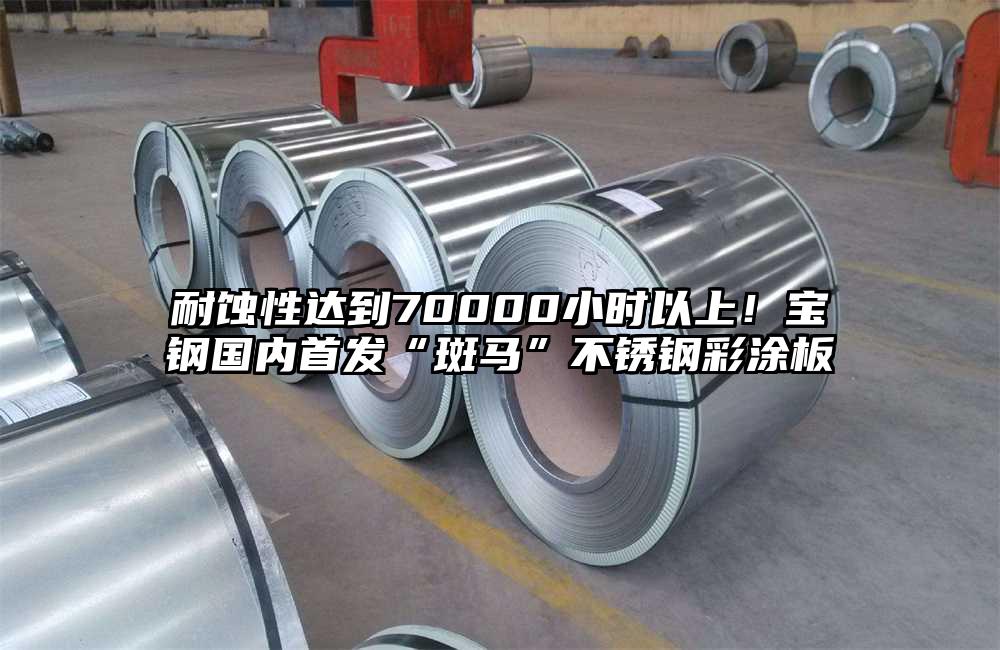 耐蚀性达到70000小时以上！宝钢国内首发“斑马”不锈钢彩涂板